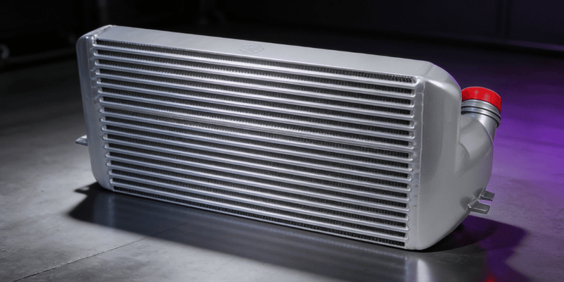 European vehicle performance intercooler and charge-air cooling upgrade