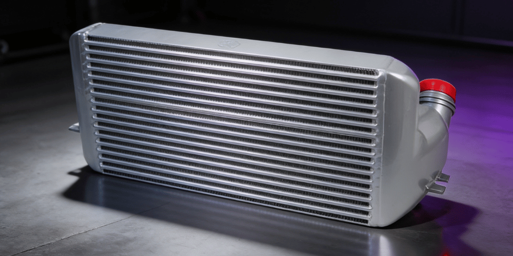 European vehicle performance intercooler and charge-air cooling upgrade