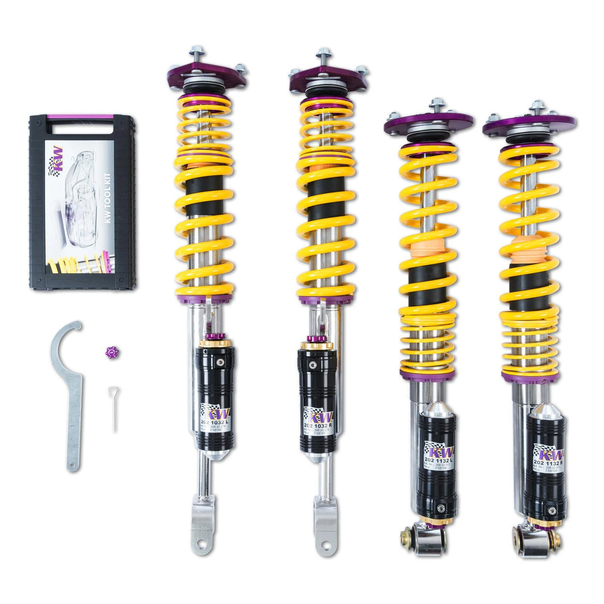 KW V4 Coilover Kit for 2013–2019 BMW M5 / BMW M6 Gran Coupe, part 3A720097, image 1