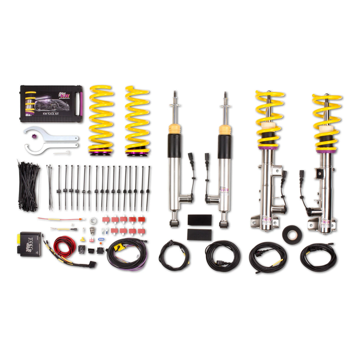 KW DDC ECU Coilover Kit for 2012–2016 Mercedes-Benz SLK55 AMG, part 39025008, image 1