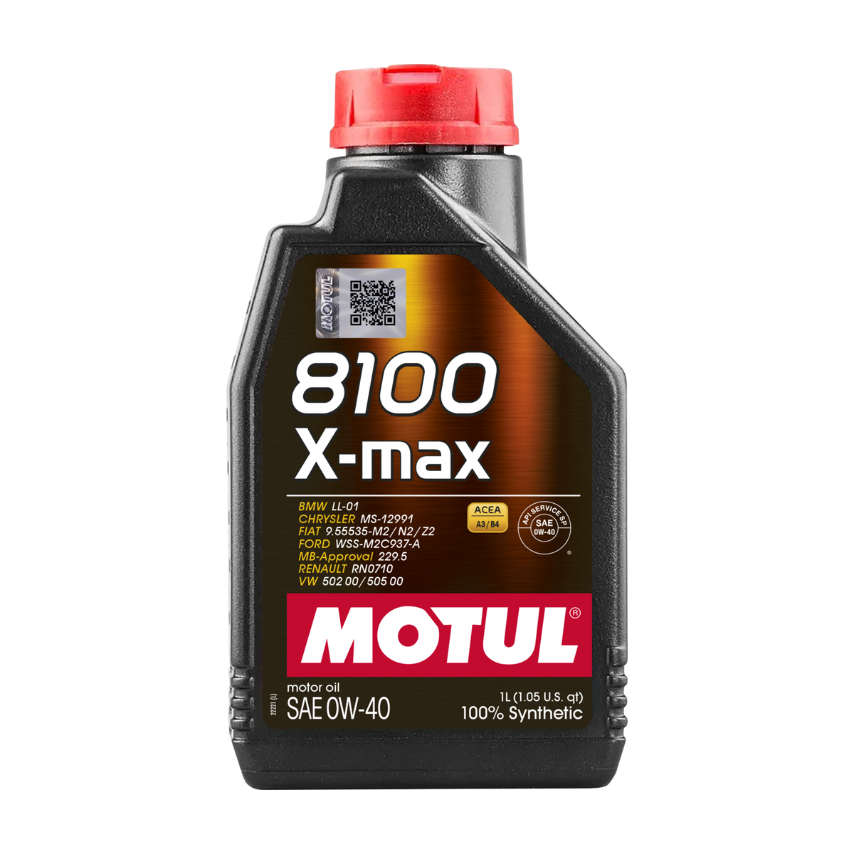 Motul 8100 X-MAX 0W-40 – primary product view