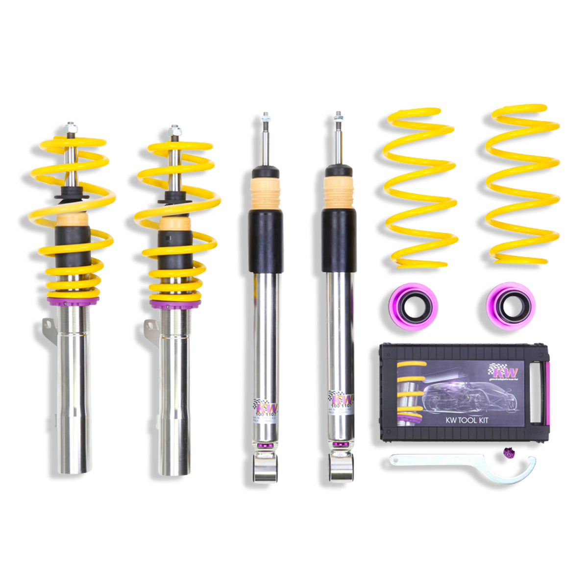 KW V3 Coilover Kit for 2008–2014 Audi TT Quattro / Audi TTS Quattro / Audi TT RS Quattro, part 35281031, image 1