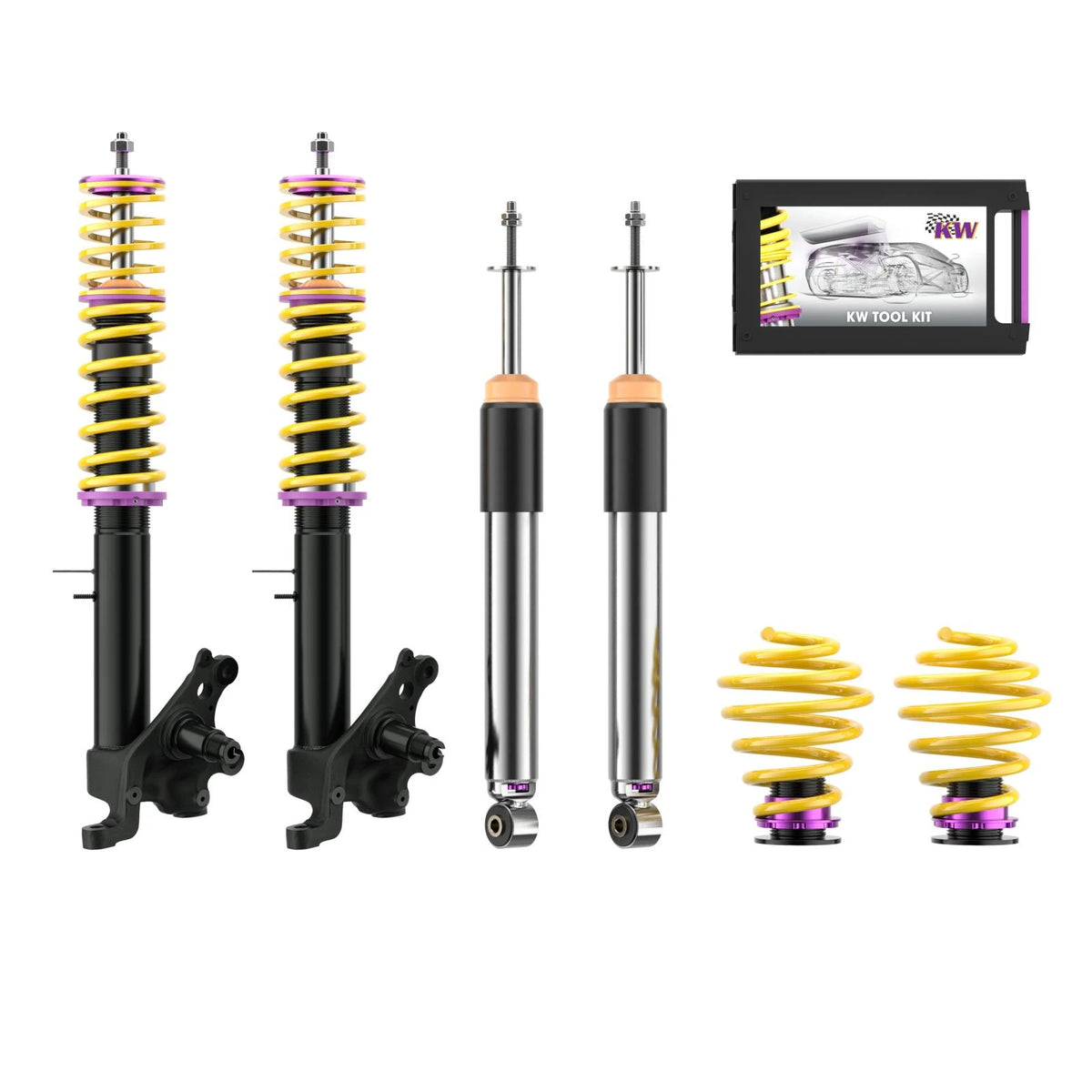 KW V3 Coilover Kit for 1984–1992 BMW 318i / BMW 325e / BMW 325 + More, part 352200BV, image 1