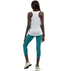 Woman in Bavarian Werk Shop Racerback Tank Top in White