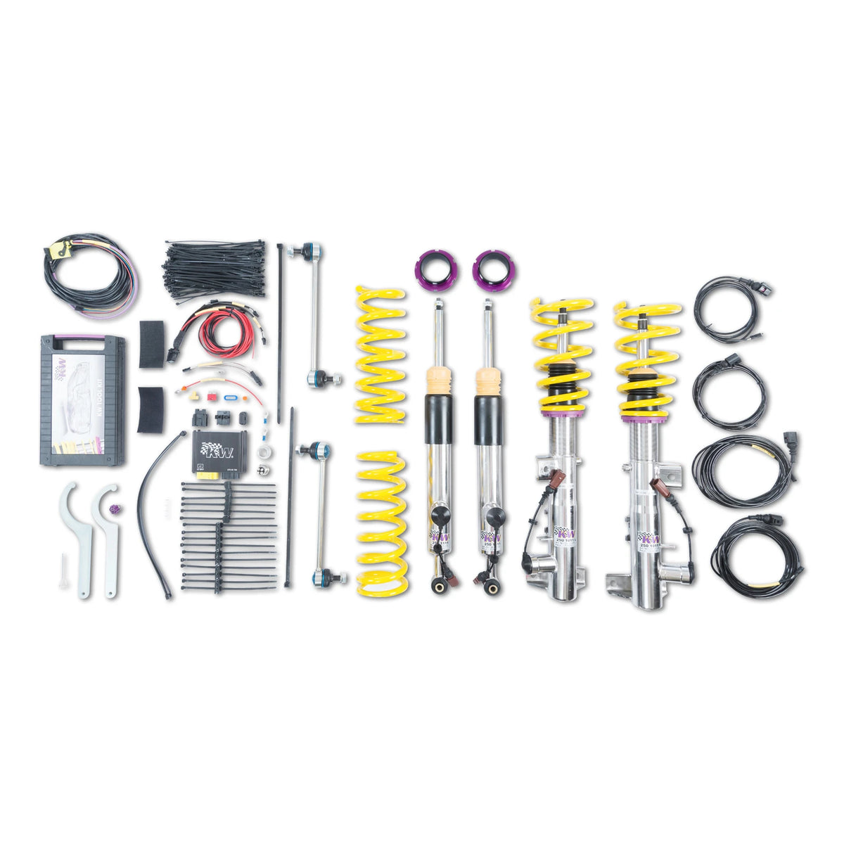 KW DDC ECU Coilover Kit for 2008–2015 Mercedes-Benz C300 / Mercedes-Benz C350, part 39025003, image 1