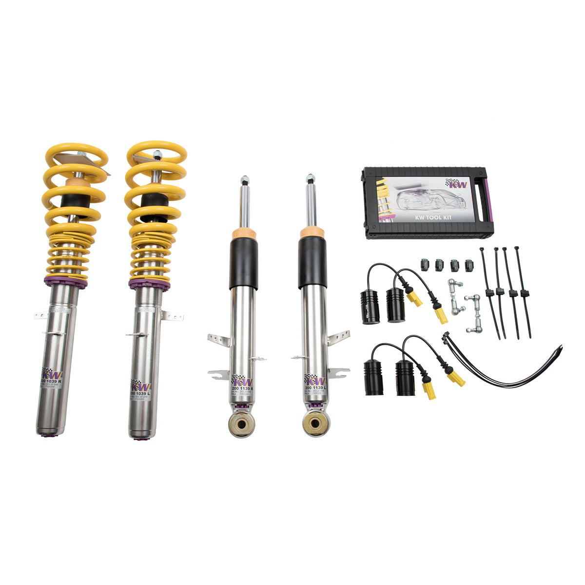 KW V3 Coilover Kit Bundle for 2014–2019 BMW X5 / BMW X6, part 352200AM, image 1