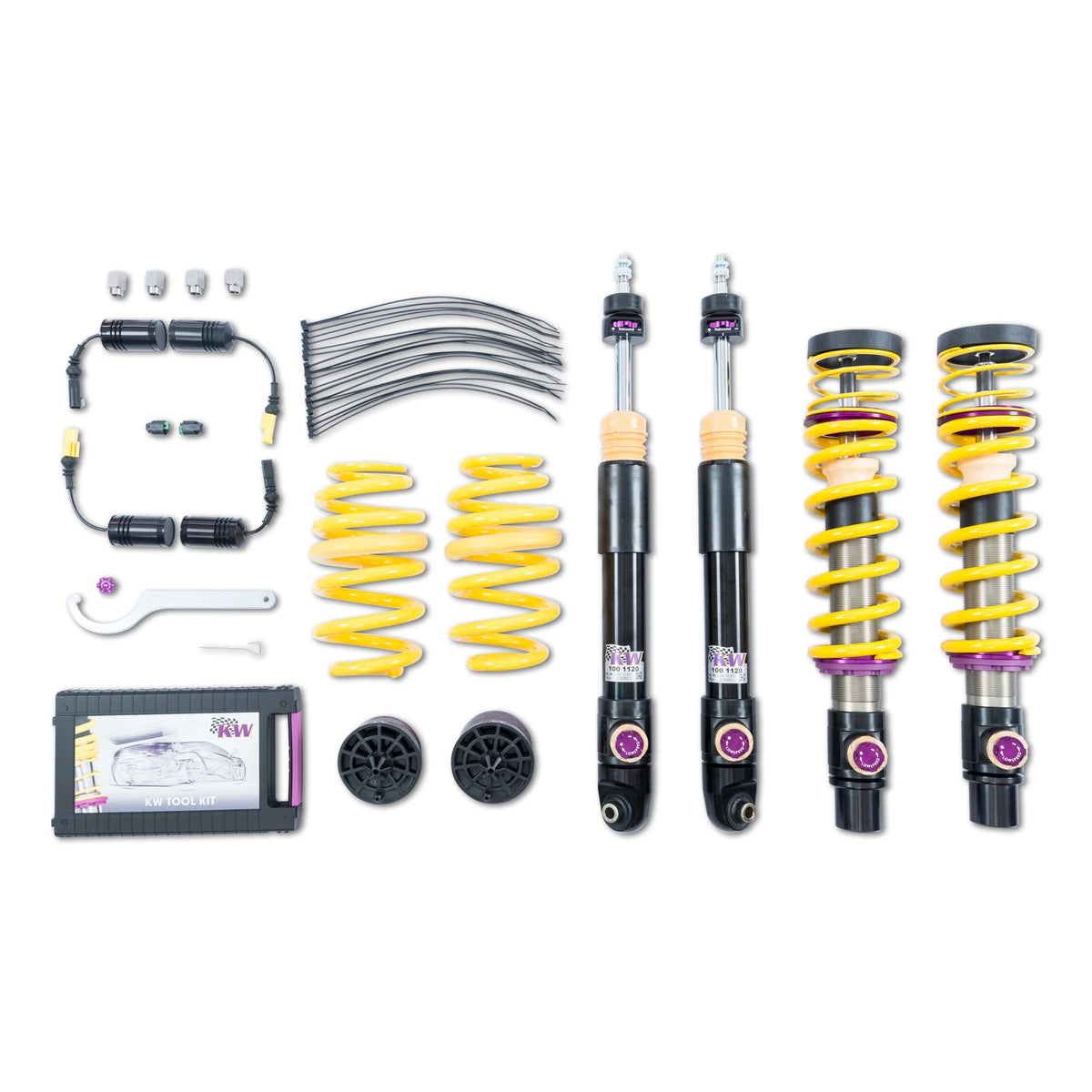 KW V4 Coilover Kit Bundle for 2018–2021 Audi RS5 / Audi RS5 Sportback, part 3A7100CJ, image 1