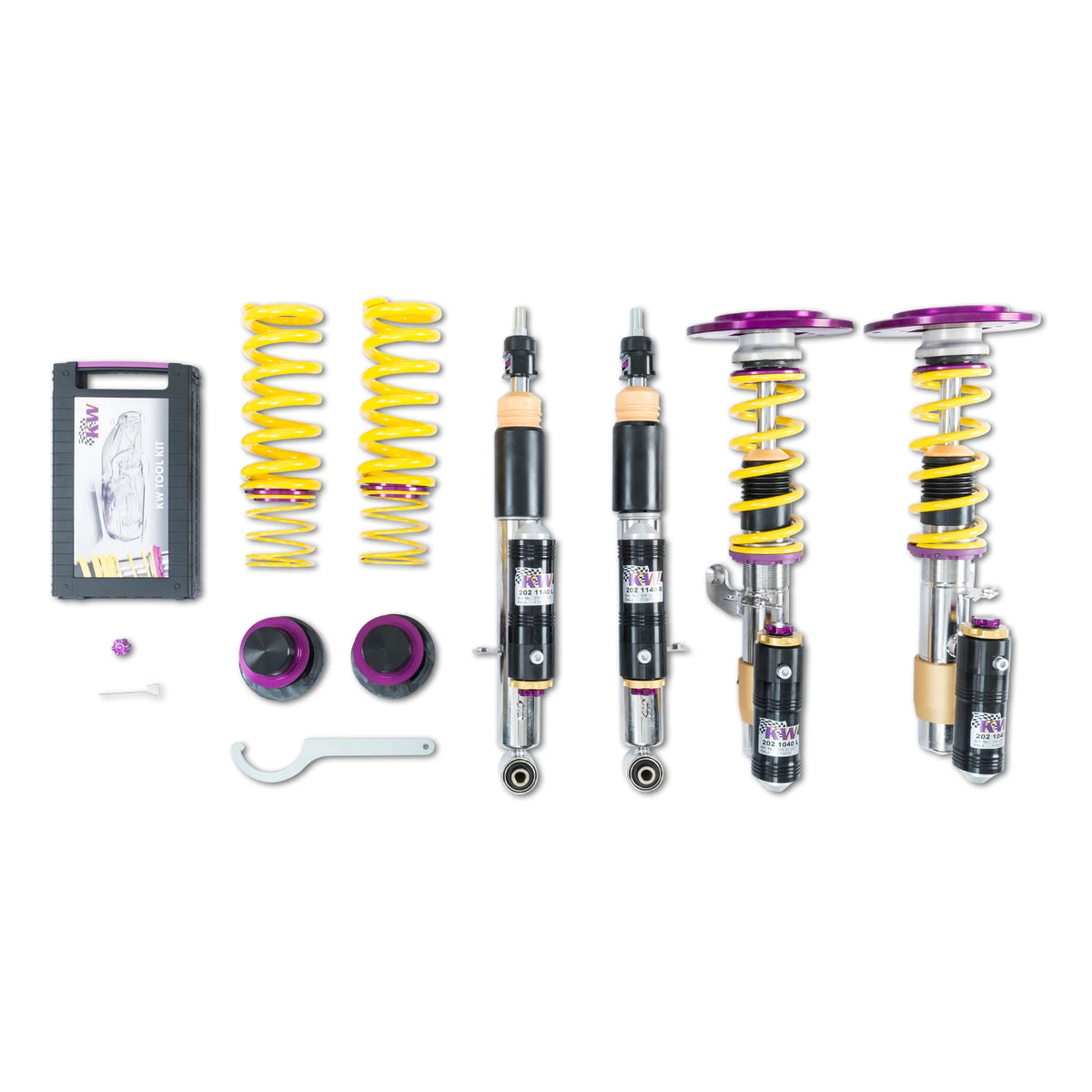 KW V4 Coilover Kit for 2015–2020 BMW M3 / BMW M4, part 3A7200AN, image 1