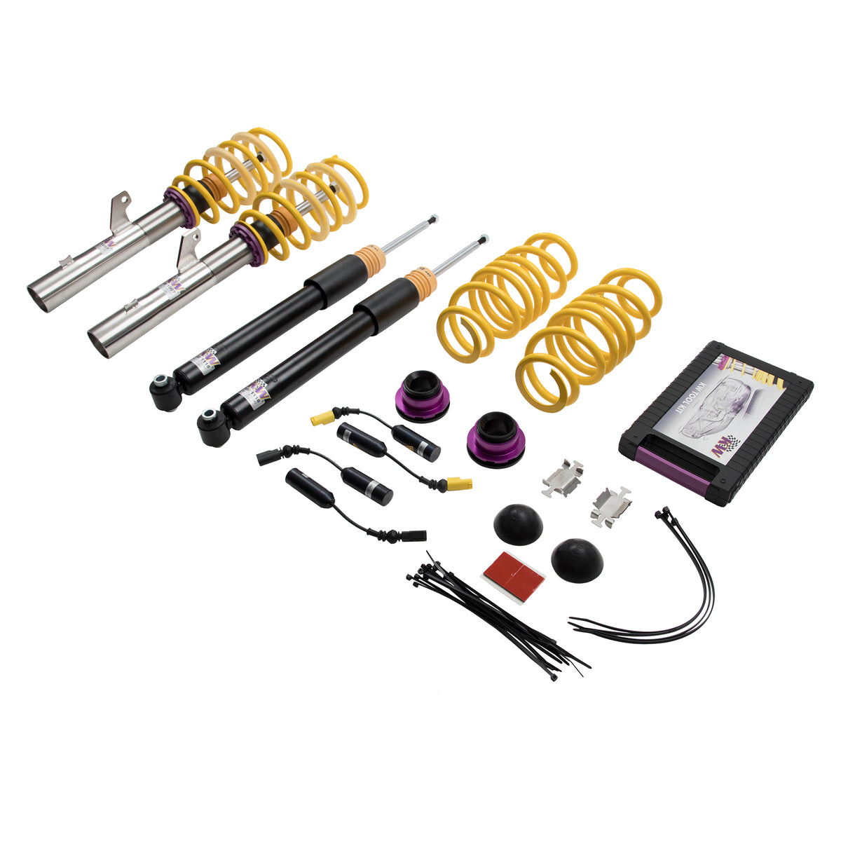 KW V1 Coilover Kit Bundle for 2015–2020 Audi S3, part 1021000T, image 4