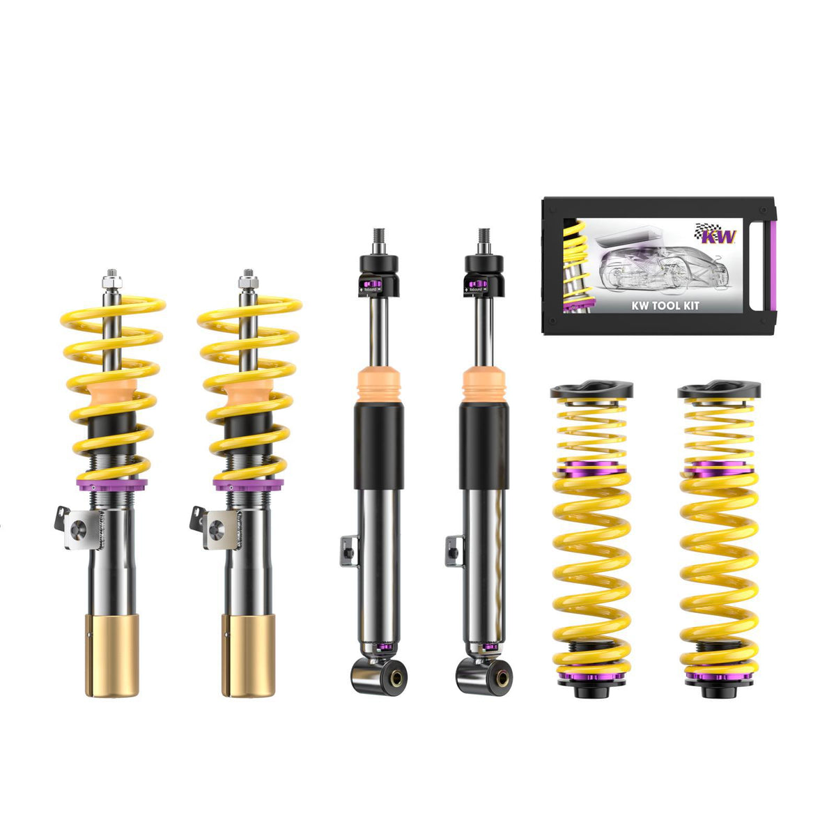 KW V3 Coilover Kit Bundle for 2022–2026 BMW M3 / BMW M4, part 352200EQ, image 1