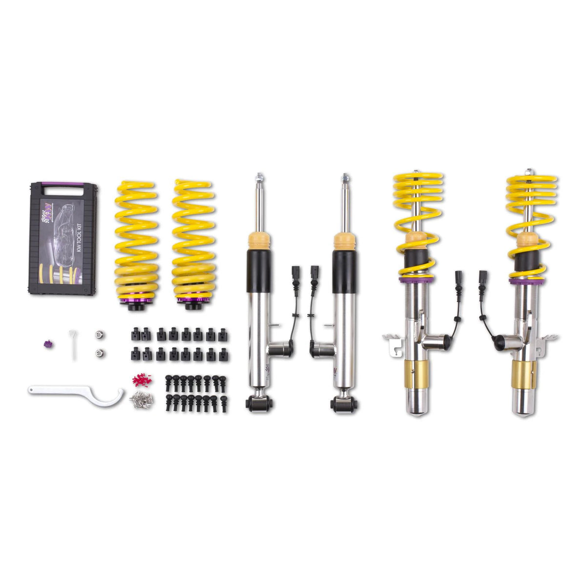 KW DDC P&P Coilover Kit for 2012–2021 BMW 328i / BMW 335i / BMW 320i + More, part 39020014, image 1