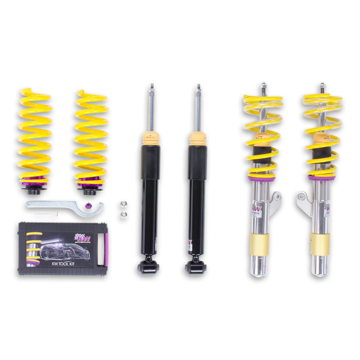 KW V2 Coilover Kit for 2012–2021 BMW 335i / BMW 228i / BMW 435i + More, part 1522000F, image 1