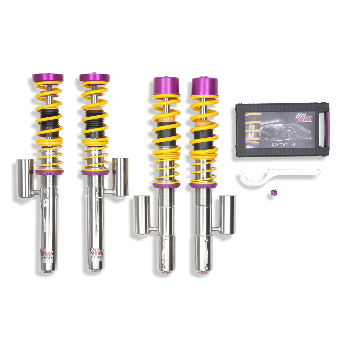 KW V3 Coilover Kit for 2005–2012 Porsche Boxster / Porsche Cayman, part 35271016, image 1