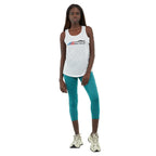 Woman in Bavarian Werk Shop Racerback Tank Top in White