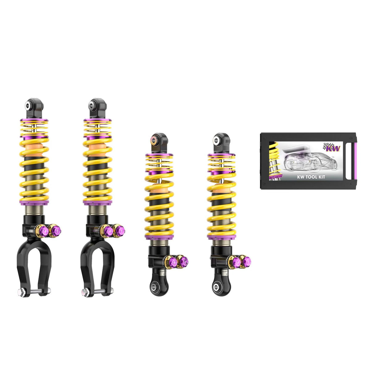 KW V5 Coilover Bundle for 2017–2018 Audi R8, part 309100AN, image 1