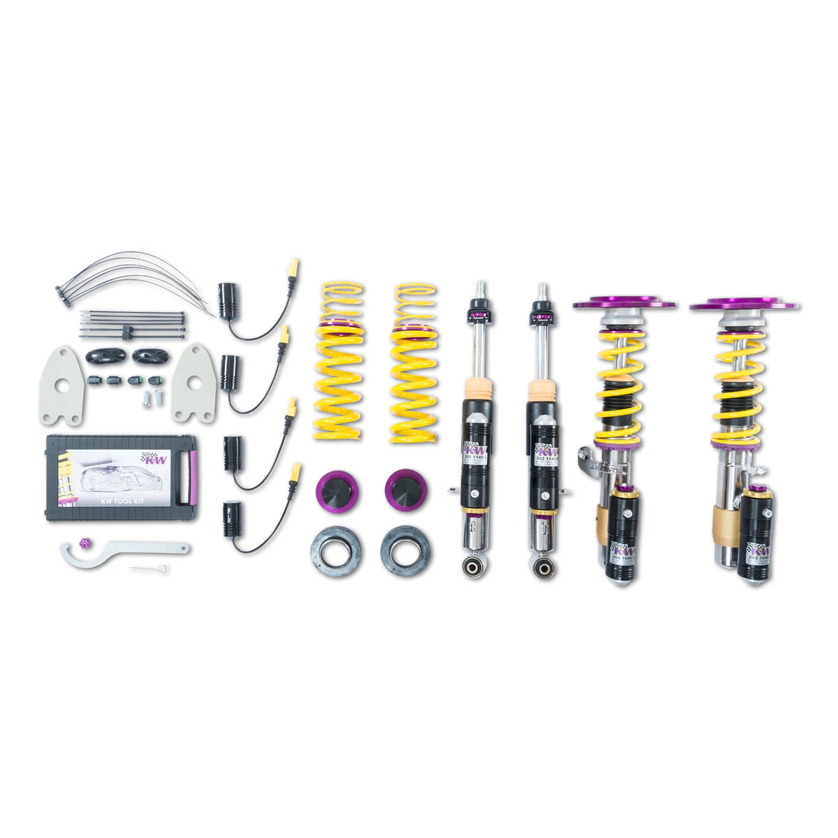 KW V4 Coilover Kit Bundle for 2015–2020 BMW M3 / BMW M4, part 3A7200AP, image 1