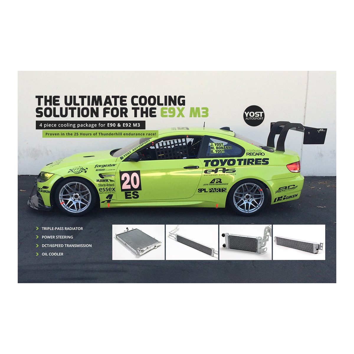 CSF BMW E9X M3 Race-Spec Oil Cooler – product detail view 5