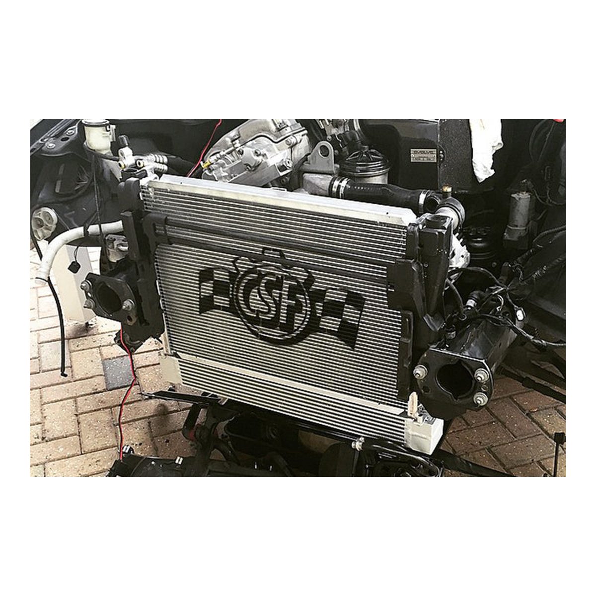 CSF BMW E46 M3/E39 M5 Race-Spec Dual-Pass Oil Cooler – product detail view 6