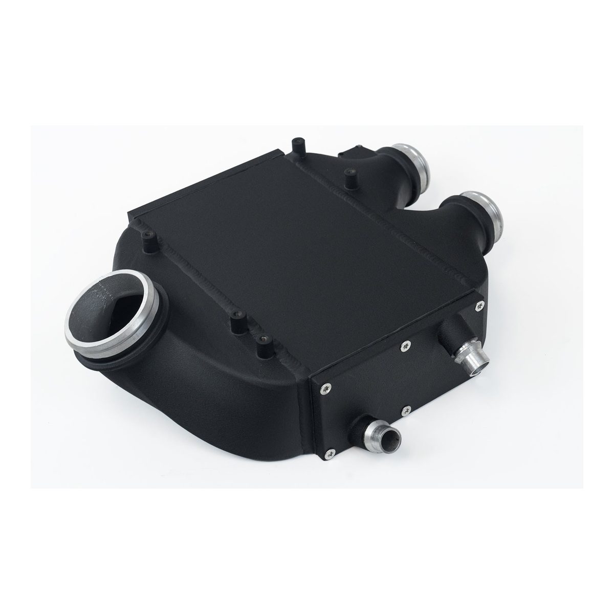 CSF F8X M3/M4/M2 Comp Top Mount Charge-Air-Cooler - Crinkle Black Finish – product detail view 2