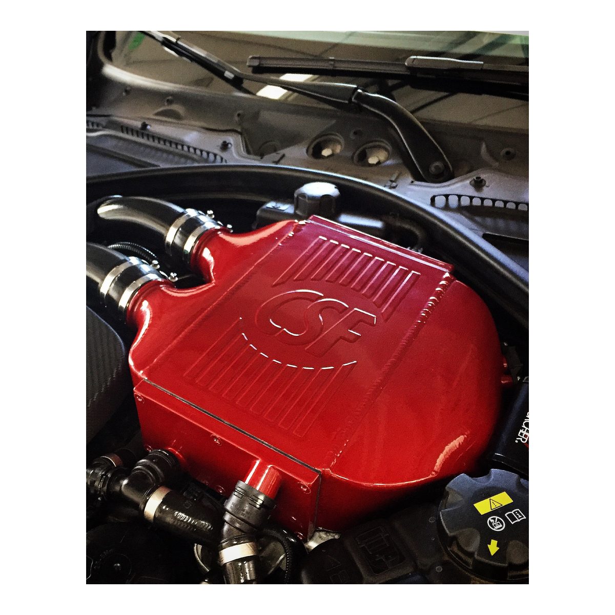 CSF F8X M3/M4/M2 Comp Top Mount Charge-Air-Cooler - Raw Finish – product detail view 17