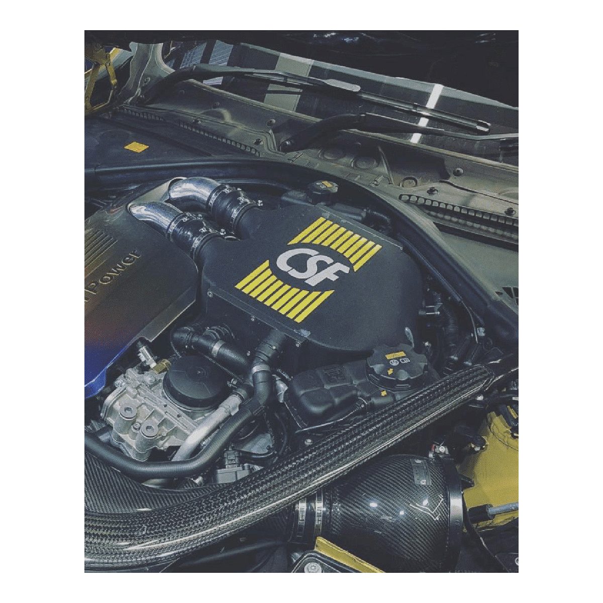 CSF F8X M3/M4/M2 Comp Top Mount Charge-Air-Cooler - Raw Finish – product detail view 55