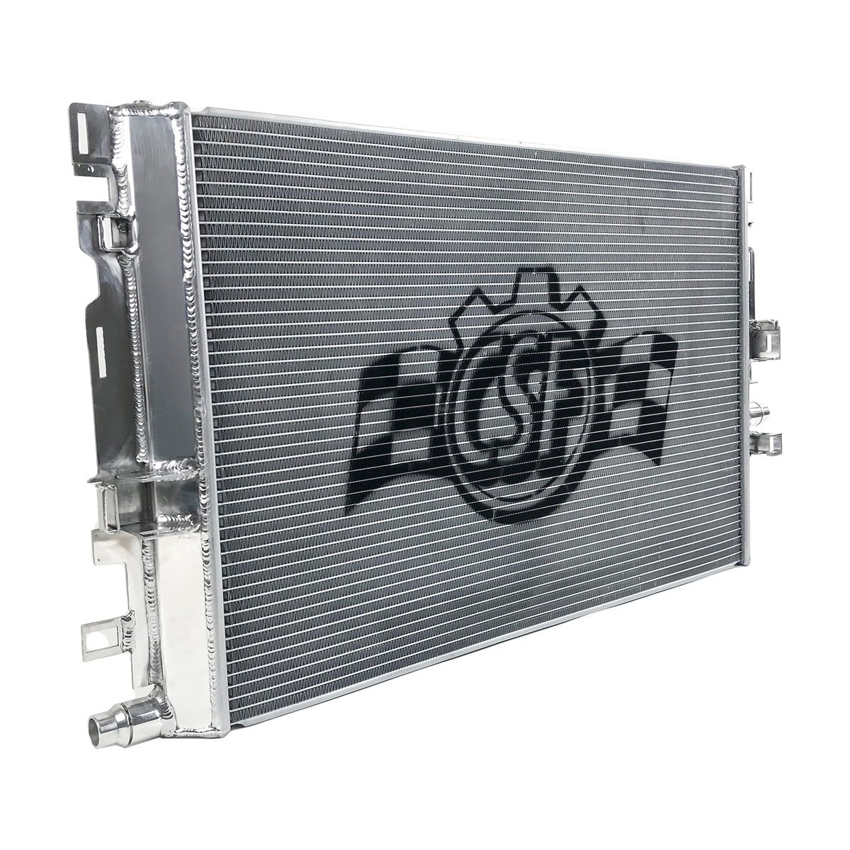 CSF Mercedes AMG GT/R/C/W205 C63/W213 E63/GLC63 Heat Exchanger w/Rock Guard – product detail view 2