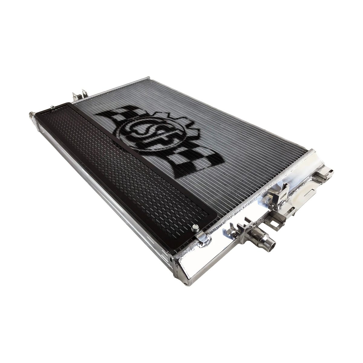 CSF Mercedes AMG GT/R/C/W205 C63/W213 E63/GLC63 Heat Exchanger w/Rock Guard – product detail view 3