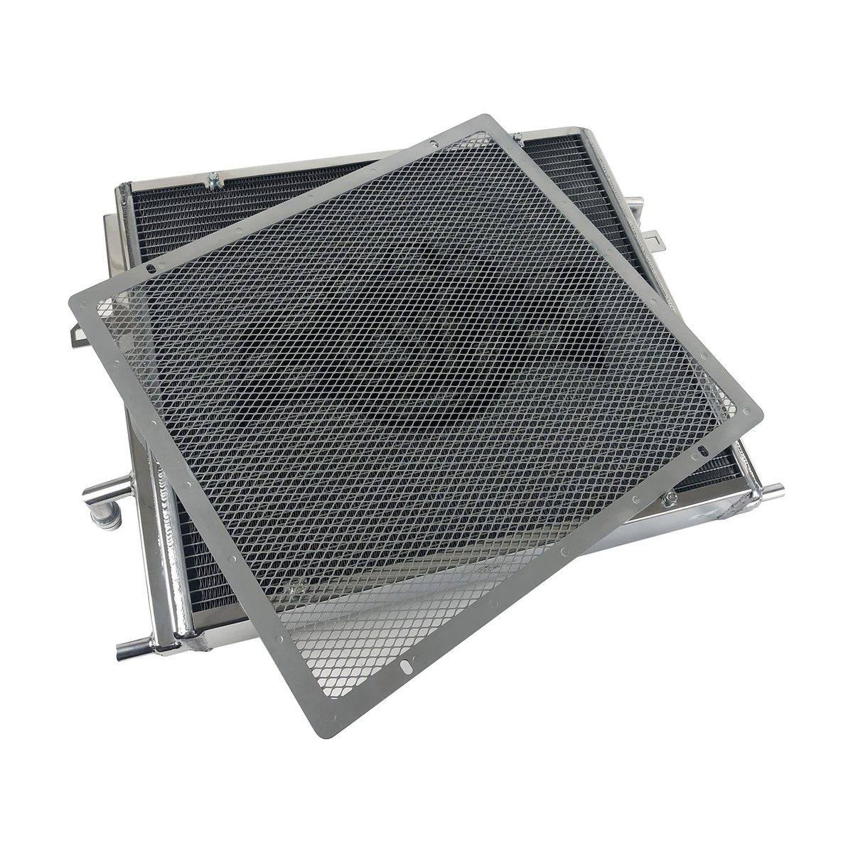 CSF BMW F3X/F2X B58/B48 Triple-Pass Heat Exchanger w/Rock Guard - Silver – product detail view 2