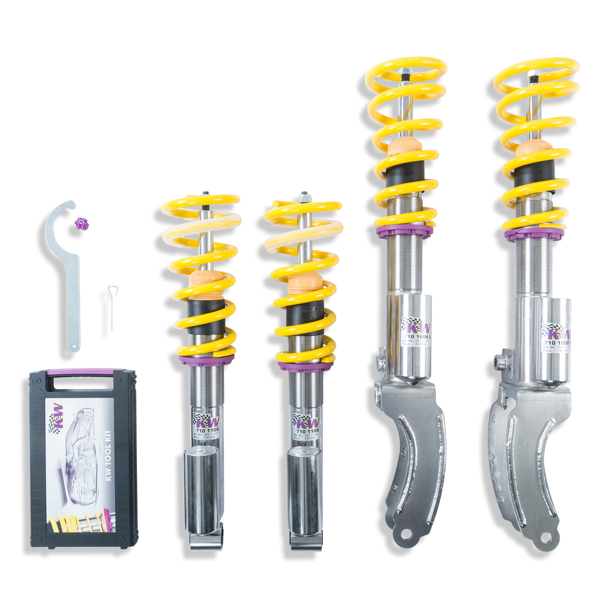 KW V3 Coilover Kit for 2007–2018 Audi Q7 / Porsche Cayenne, part 35271014, image 1