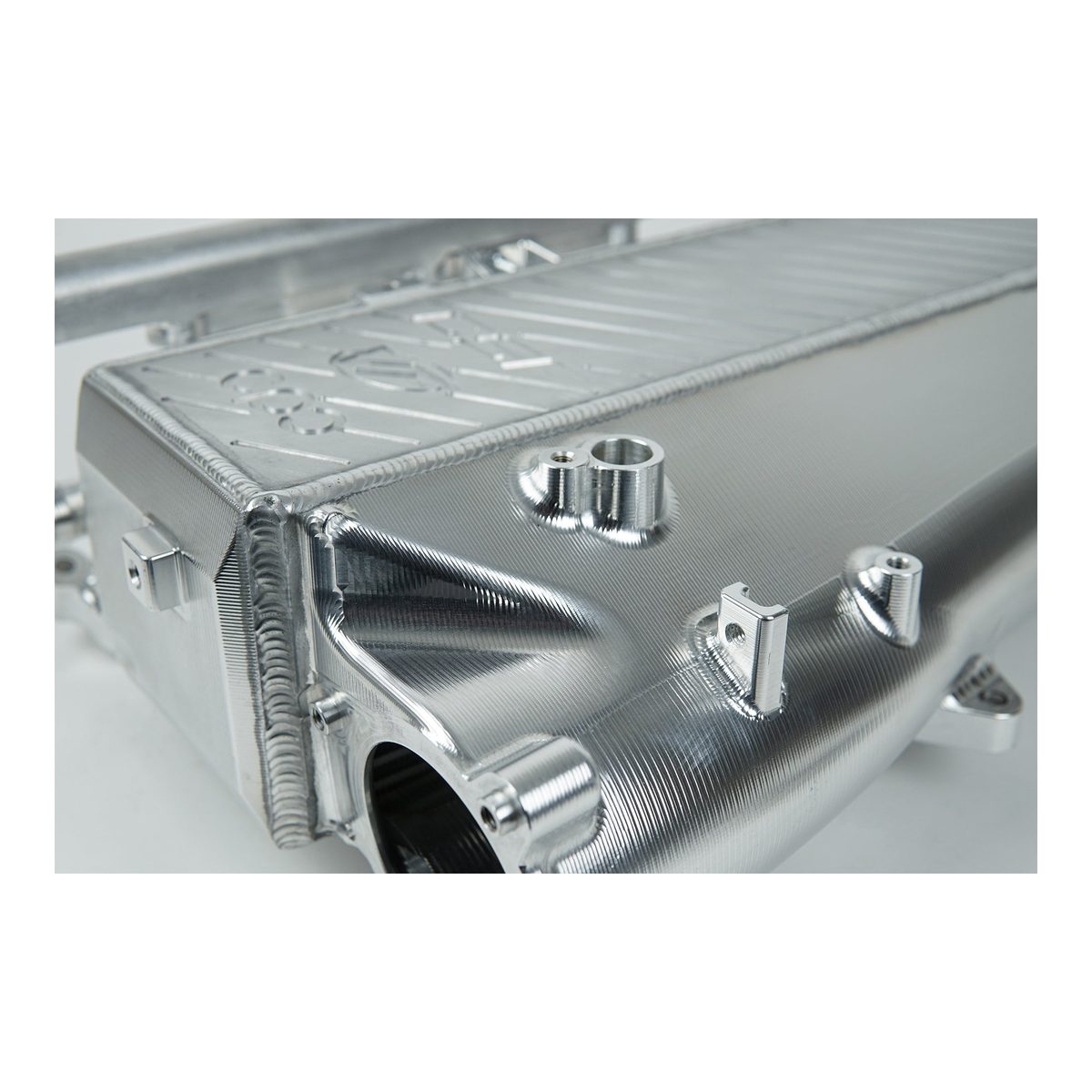 CSF A90 Supra/BMW B58 Charge-Air Cooler Manifold - Raw Billet – product detail view 3