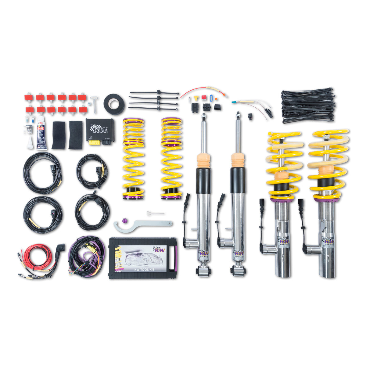 KW DDC ECU Coilover Kit for 2017–2020 Audi RS3, part 39010055, image 1
