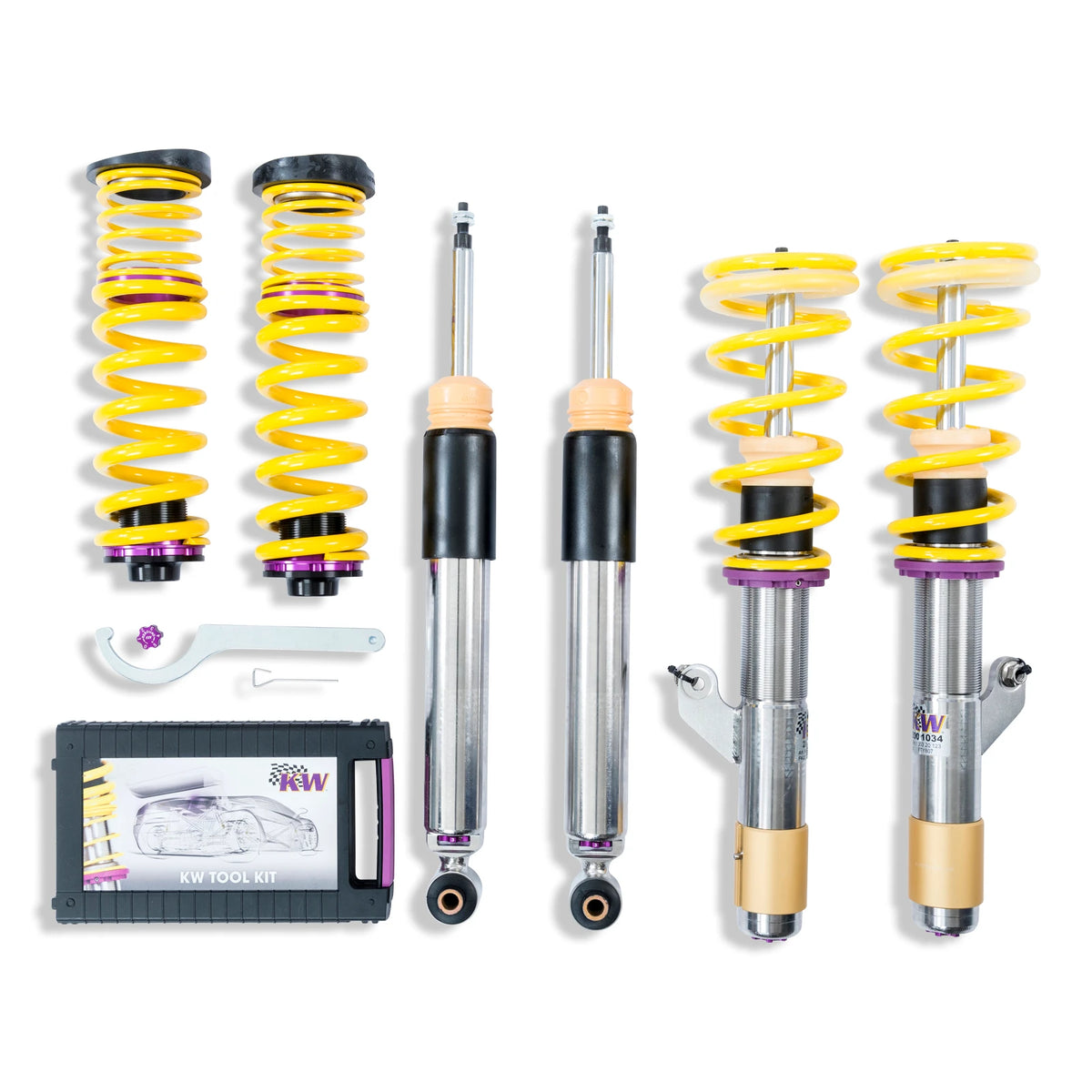 KW V3 Coilover Kit for 2014–2020 BMW 428i / BMW 435i / BMW 428i Gran Coupe + More, part 3522000J, image 1