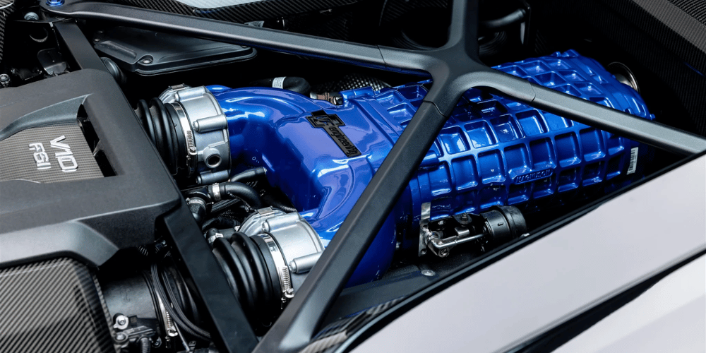 VF Engineering Supercharger Kit on a V10 Engine