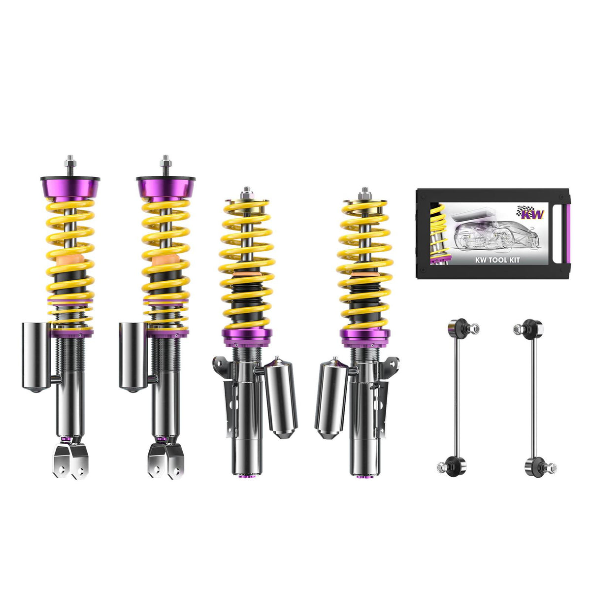 KW V3 Coilover Kit Bundle for 2006–2013 Porsche 911, part 35271037, image 1