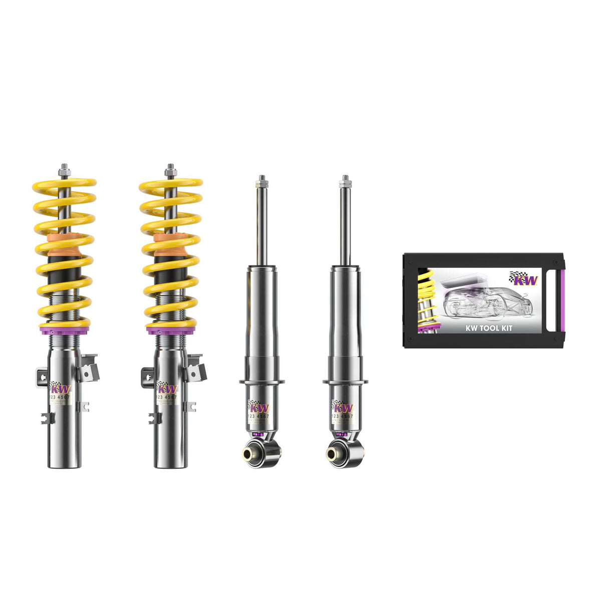 KW V3 Coilover Kit for 2022–2026 BMW i4, part 352200FK, image 1