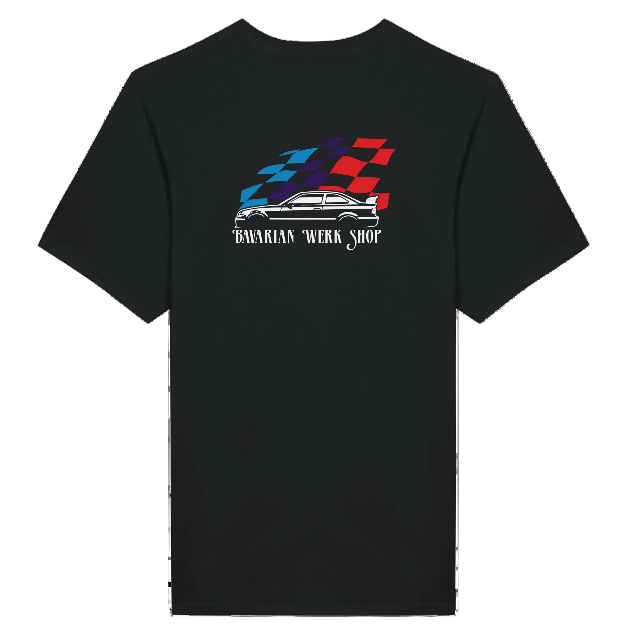 BMW Enthusiast in a Bavarian Werk Shop Tee Shirt