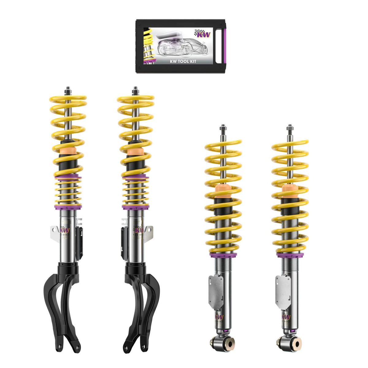 KW V3 Coilover Bundle for 2011–2018 BMW 535i xDrive / BMW 550i xDrive / BMW 528i xDrive + More, part 352200BE, image 1