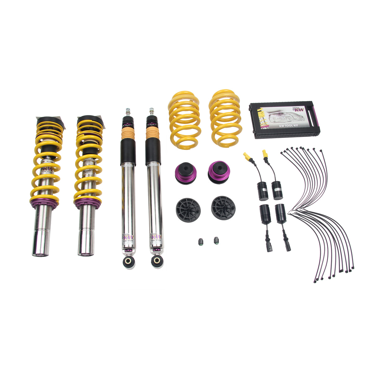 KW V3 Coilover Kit Bundle for 2017–2025 Audi A4, part 352100AW, image 3