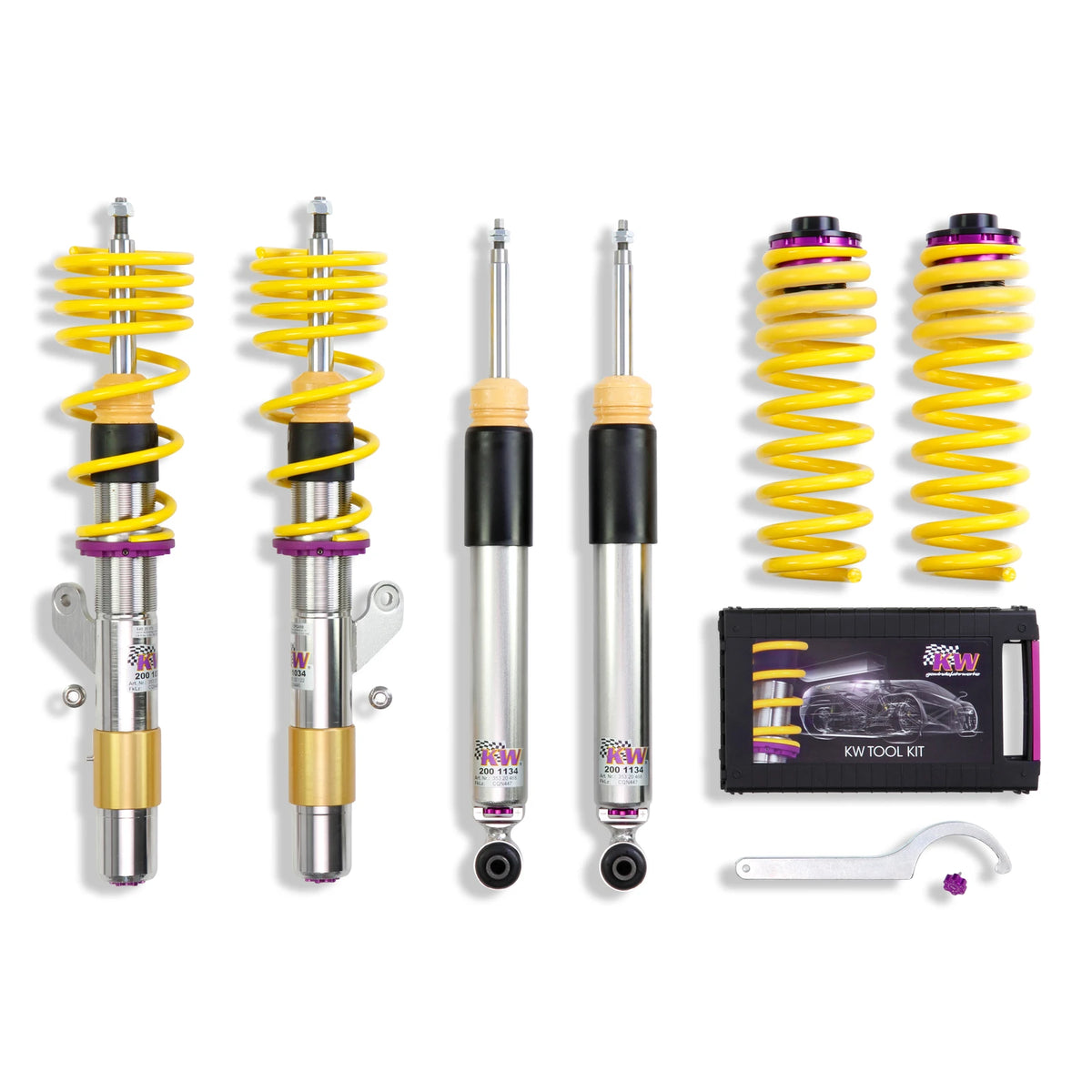 KW V3 Coilover Kit for 2012–2021 BMW 328i / BMW 320i / BMW 228i + More, part 3522000D, image 1