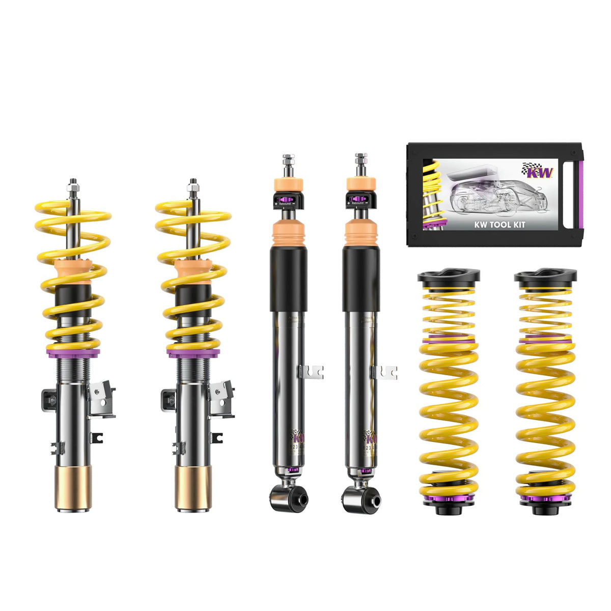 KW V3 Coilover Kit for 2022–2026 BMW 430i Gran Coupe / BMW M440i Gran Coupe, part 352200DU, image 1