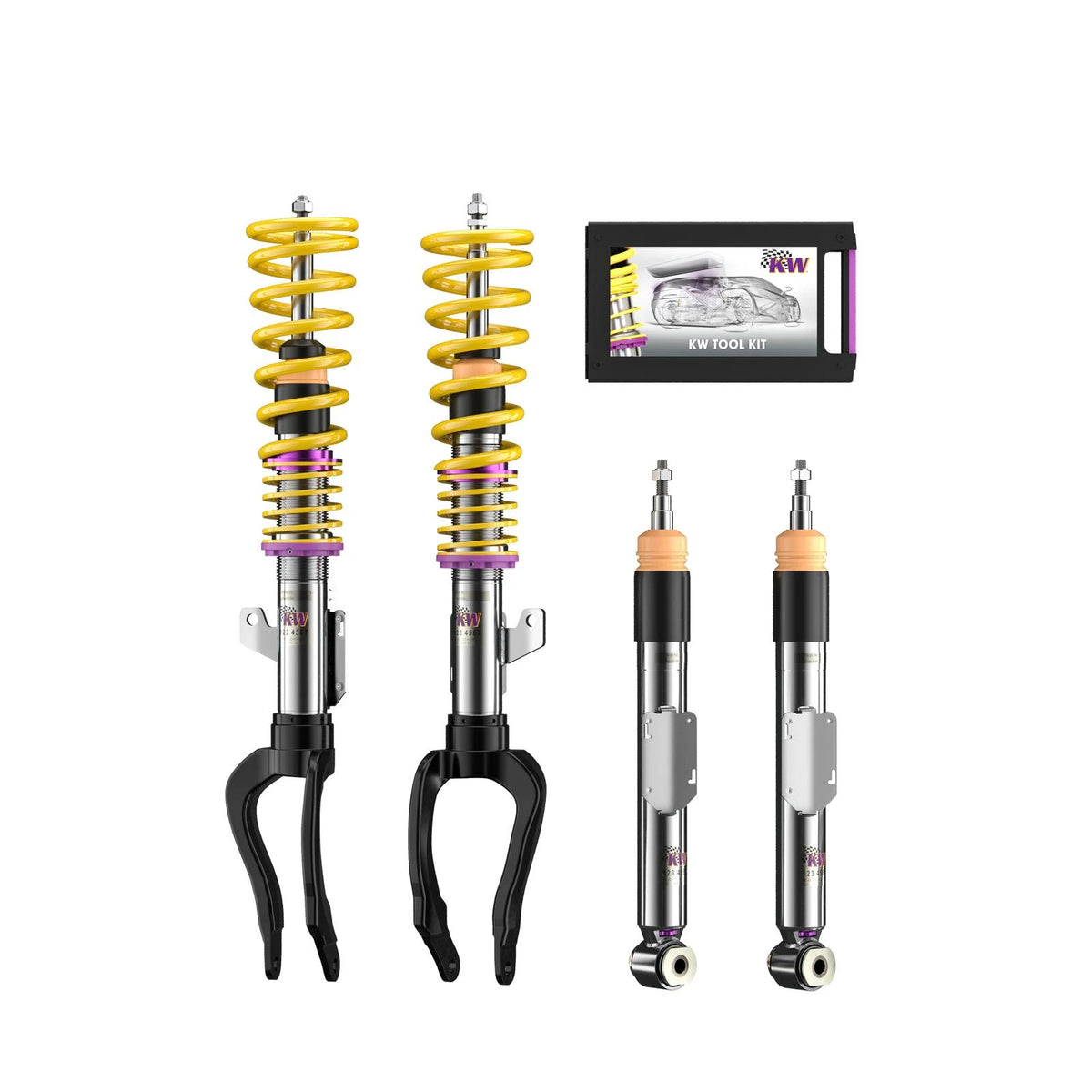KW V3 Coilover Kit for 2011–2018 BMW 535i xDrive / BMW 550i xDrive / BMW 528i xDrive + More, part 352200BD, image 1
