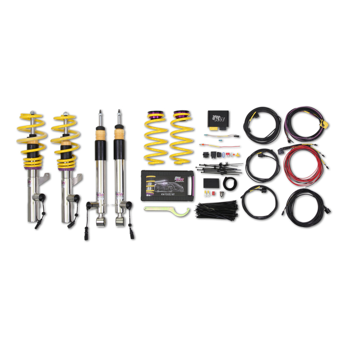 KW DDC ECU Coilover Kit for 2008–2015 Audi TT Quattro / Audi TTS Quattro, part 39010012, image 1