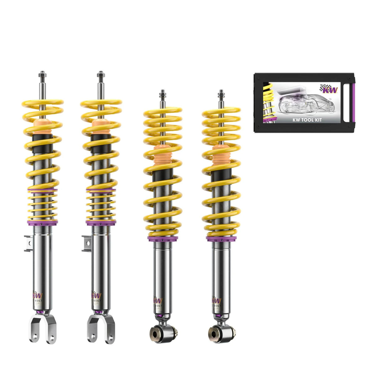 KW V3 Coilover Kit Bundle for 2017–2023 BMW 530i / BMW 540i / BMW 530e, part 352200BY, image 1