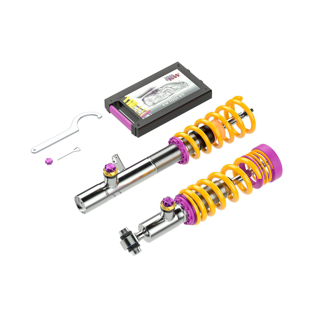KW V4 Coilover Kit Bundle for 2020–2024 BMW X5 / BMW X6, part 3A7200CR, image 2