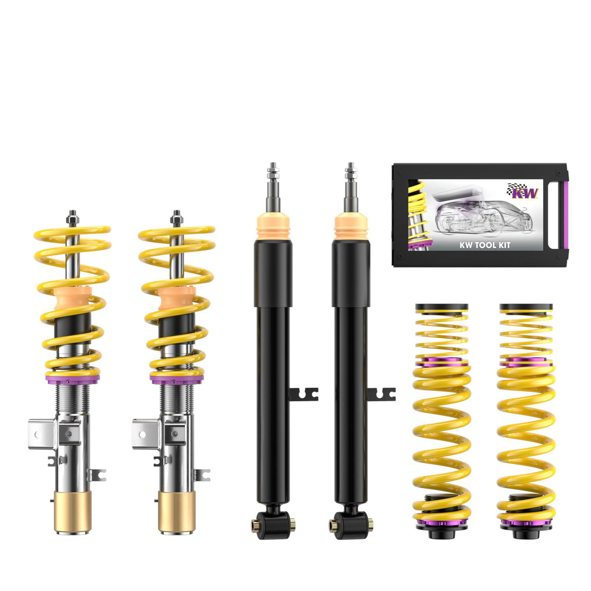 KW V1 Coilover Kit for 2019–2026 BMW 330i xDrive / BMW M340i xDrive, part 102200DJ, image 1