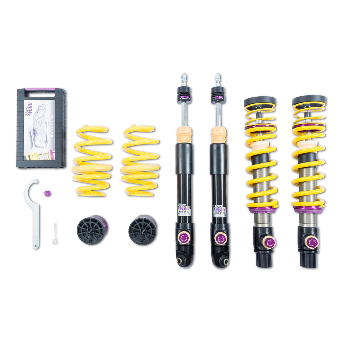 KW V4 Coilover Kit for 2018–2021 Audi RS5 / Audi RS5 Sportback, part 3A7100BS, image 1