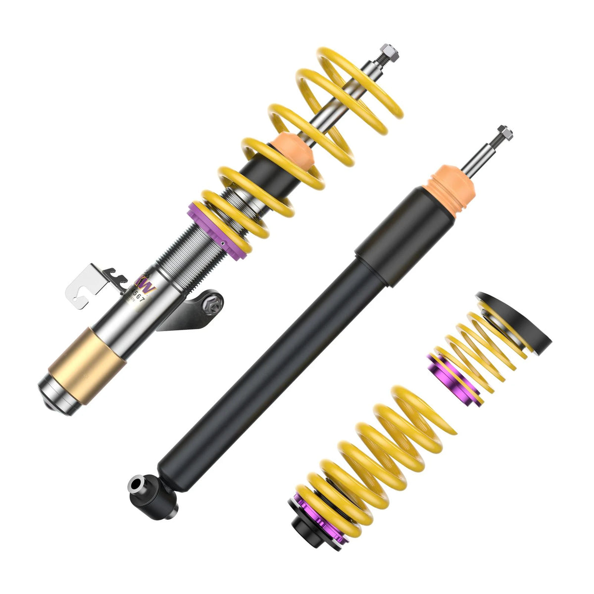 KW V1 Coilover Kit Bundle for 2014–2020 BMW 328d xDrive / BMW 328i GT xDrive / BMW 328i xDrive + More, part 102200AE, image 2