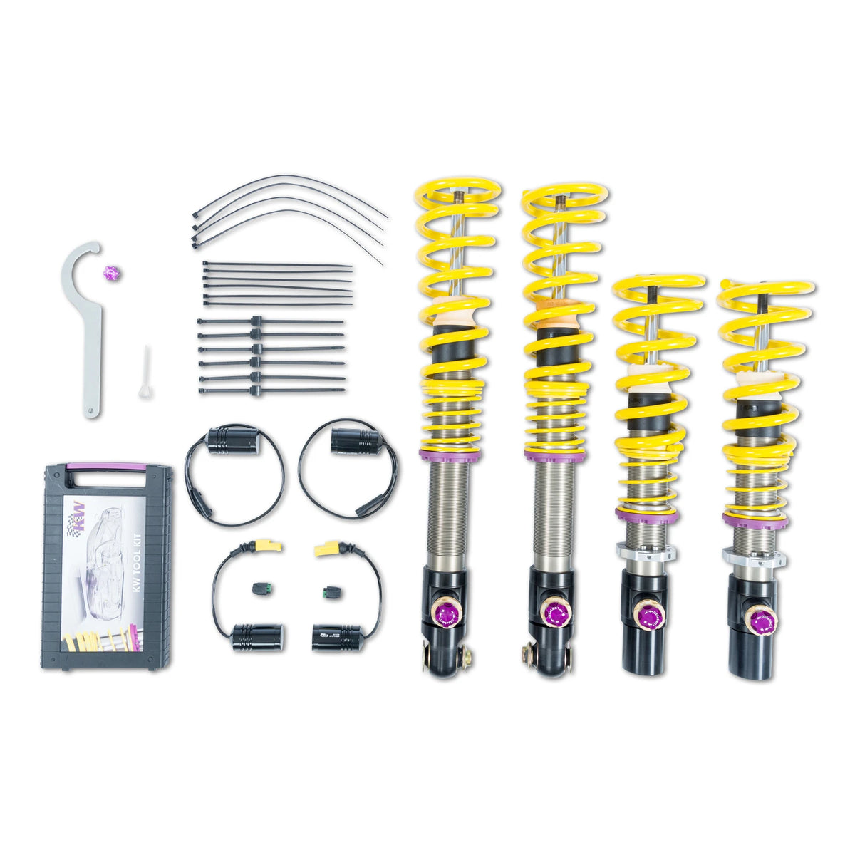 KW V4 Coilover Kit Bundle for 2018–2023 BMW M5, part 3A7200CC, image 1