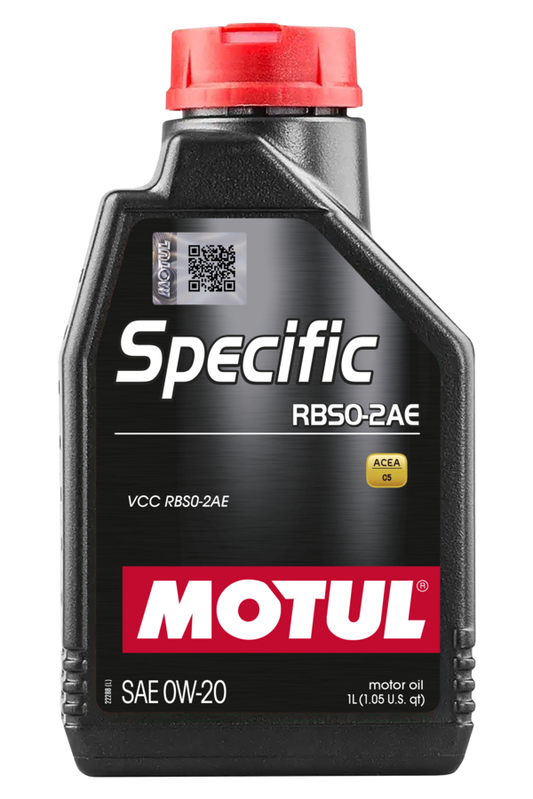 Motul SPECIFIC RBS0-2AE 0W-20 – specifications and dimensions